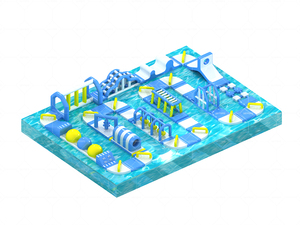 Parque acuático inflable flotante <span class=keywords><strong>de</strong></span> lago con juegos <span class=keywords><strong>de</strong></span> obstáculos y toboganes para todas las edades - Product Image 4