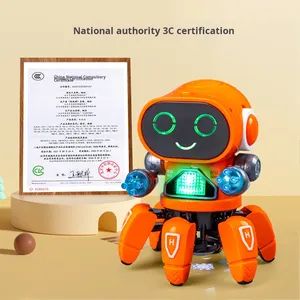 Robot Inteligente Eléctrico de Seis Garras, Juguete Electrónico de Plástico con Luz y Sonido, Bailarín, Popular en TikTok - Product Image 4
