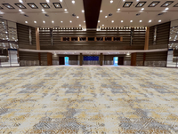 Moquette en polyester ignifuge B1 pour hall d'hôtel, antidérapante, acceptant les images personnalisées avec échantillon de couleur gratuit