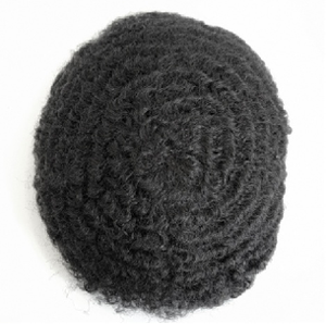 วิกผมคนผมหยิกแบบลอนสำหรับผู้ชายผิวดำ<span class=keywords><strong>ผม</strong></span>คน<span class=keywords><strong>บาง</strong></span> H299ทำจาก PU แบบแอฟโฟรผมหยิก - Product Image 3