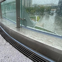 Caniveau de drainage linéaire en acier inoxydable 304/316 U100 pour piscine et garage