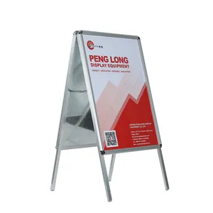 Pavement Sign 32mm Poster Stand A Frame Sign Advertising Snap Frame Standing A Board