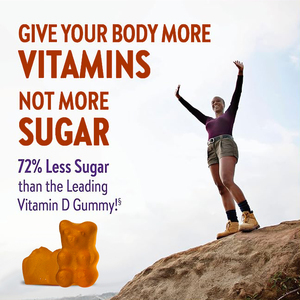 วิตามินดี3+เค2 สต็อก WXW ช่วยเพิ่มความหนาแน่นของกระดูก วิตามินดีและเค2 แบบกัมมี่ ปราศจากน้ำตาล วิตามินดี3เค2 แคลเซียม วิตามินดี3เค2 แบบกัมมี่ เสริมสร้างภูมิคุ้มกัน - Product Image 4