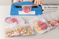 Soudeuse à Impulsion Manuelle 400 mm pour Sacs Plastiques, Machine d'Emballage et de Scellage pour Films Plastiques Alimentaires