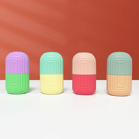 Rouleaux de glace en silicone personnalisés pour massage facial rafraîchissant, soin de la peau, moule à glaçons portatif, anti-rides, raffermissant pour les yeux
