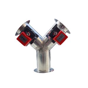 วาล์วควบคุมแบบสามทางไฟฟ้า สแตนเลส 201/304 แบบแมนนวล พร้อมระบบส่งสัญญาณและซีลซิลิโคนสำหรับการปรับแต่ง - Product Image 4