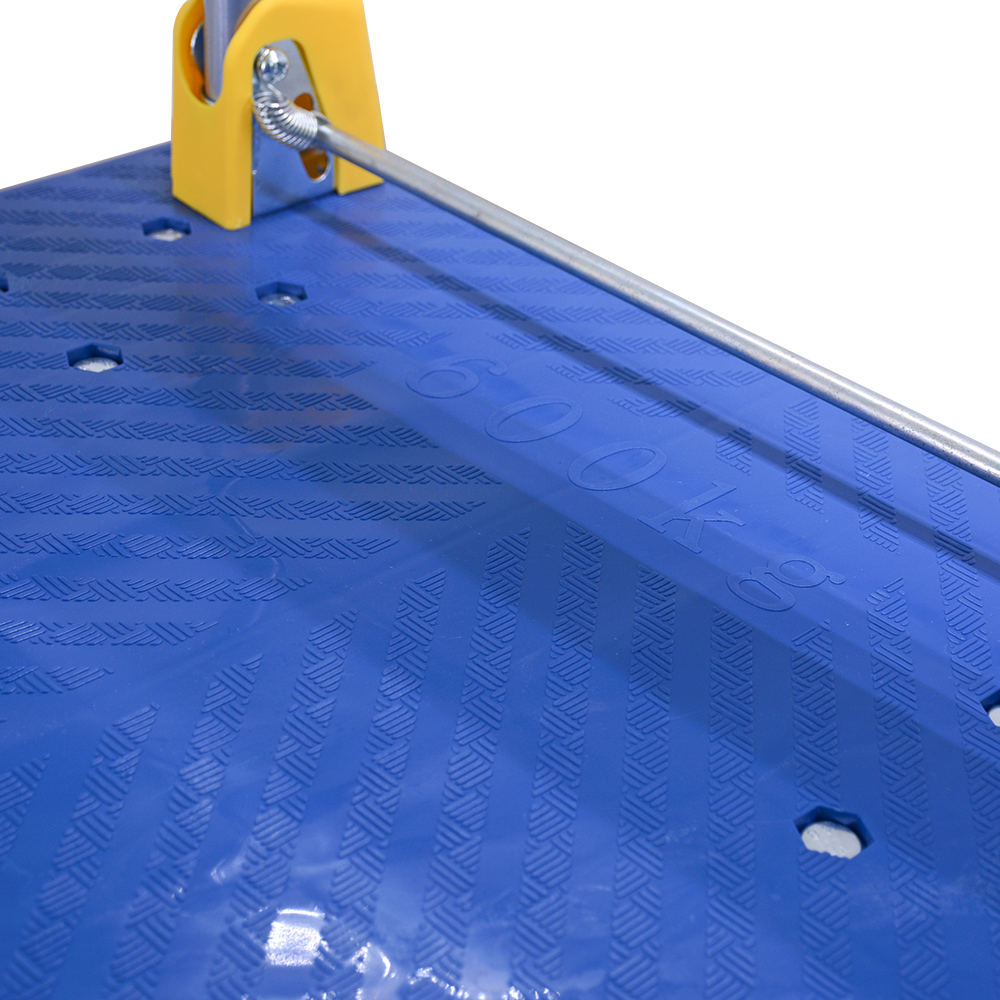 60*90cm Foldable Trolley Platform Hand Cart Plastic Hand Trucks 400 kg for Transportation