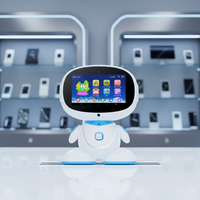 Robots d'éducation précoce intelligents pour enfants, jouets de dialogue multi-langues avec IA ChatGPT pour filles et garçons, horloge de bureau
