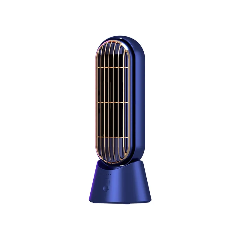 New Style Smart Air Cooler Mini USB Portable Bladeless Oscillating Rechargeable Vertical Cooling Pedestal Tower Fan For Bedroom