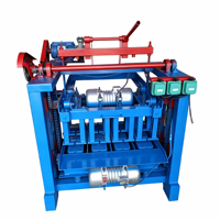 Machine de moulage semi-automatique de blocs de béton QT4-35A haute production, compatible cendres volantes, facile à utiliser