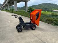 Mini-dumper électrique Chaungxin 500 kg, 4 roues motrices, chargeur sur roues, petit transporteur, chariot à roues