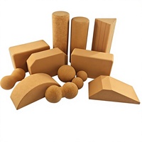 Blocs de yoga et de massage en mousse haute densité, fabriqués en France, pour exercices, blocs triangulaires pour squats, vente en gros