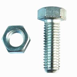 Hex Head Zinc Plated Steel Metric <b>Screws</b> Class 8.8 Standard Thread - Product Image 5