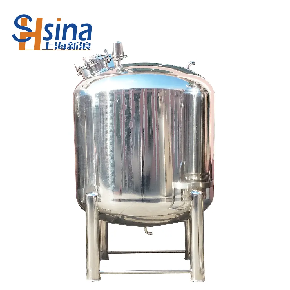 Large capacity milk/oil/hot water sealed storage tank with stainless steel 316L/304 for cosmetics /food industry