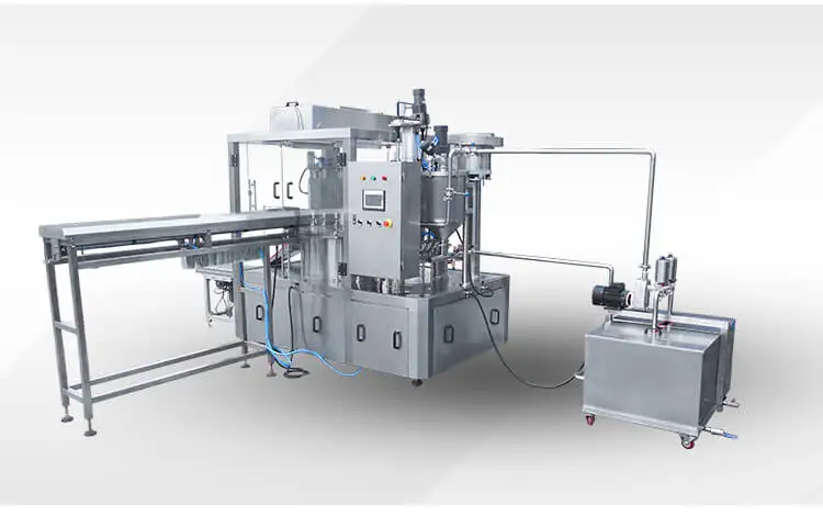 Shanghai machinery automatic piston filling machine for high viscous liquid