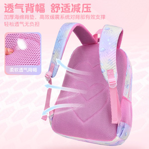 Customizable Large-Capacity 20-36L Girls Primary <b>School</b> <b>Backpack</b> Spine Protection Waterproof Nylon Zipper Closure Fashion - Product Image 4