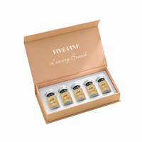 Boîtes rigides personnalisées avec logo, pour ampoules cosmétiques faites à la main, peptides, flacons de 2 ml à 15 ml, étiquettes imprimées quadricolores, fermeture magnétique, boîte cadeau