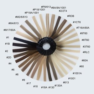 Extensiones de Cabello Humano Virgen 100% Estilo Pluma H6, Nuevo Modelo de Ondas y Rizos Dobles con Punta de Pluma - Product Image 5