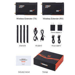 Through the Wall Wireless Extender Kit 0.06s Latency 250M Wireless Video Transmitter and Receiver <b>for</b> SLR <b>Cameras</b> STB <b>PC</b> to TV - Product Image 6