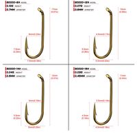 200 teile/beutel High Carbon Steel Gold Fliegen fischer haken Fliegen binde haken Streamer Aberdeen Long Shank Hook zum Angeln