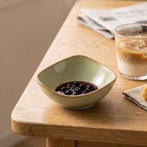 Vaisselle de table pour restaurant et usage domestique, Bol à crème glacée en céramique, Bol rétro en porcelaine pour snacks et fruits secs, Bol à salade émaillé au four - Product Image 4