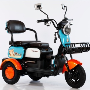 Tricycle Electric Bike with <b>Passenger</b> Electric Scooter 800 W Power - Product Image 4