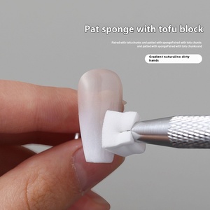 Herramienta Profesional de Esponja para Degradado de Uñas de 1 cm, Mini Pinza Cuadrada de Metal Sólido para el Cuidado de las Uñas - Product Image 4