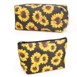 Free Sample New Sunflower classic lazy person washing bag, large capacity nail tattoo tool storage bag <b>makeup</b> <b>box</b> set - Product Image 1
