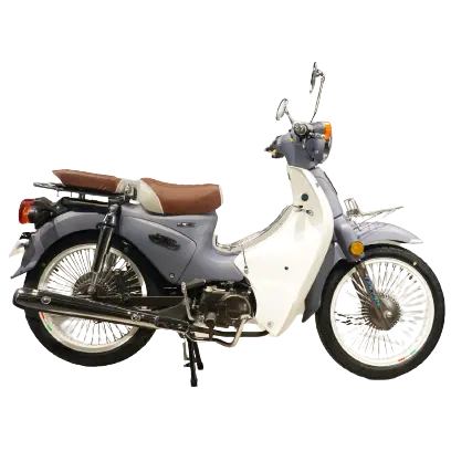 Motocicletas Nuevo diseño 50cc ciclomotor 100cc Cub Motocicleta 2 tiempos usado gasolina Ciclomotor Bicicletas para la venta Chino docker motocicleta