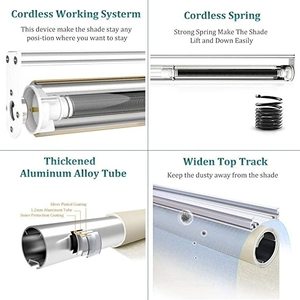 Pufeike rèm cuốn cơ giới-Điều khiển từ xa và tương thích Alexa (nhà thông minh) - Product Image 6