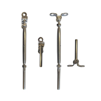 Bornes de kit de garde-corps de câble à extrémité pivotante 316 adaptées au matériel de pont d'escalier en bois 3/16 "1/8" 4mm 6mm