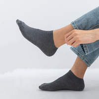 Vente en gros OEM de chaussettes unisexes de cheville blanches respirantes avec logo personnalisé sublimation de qualité pour hommes