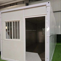 Maison conteneur préfabriquée de 20 pieds à assemblage rapide pour jardin et logement d'invités