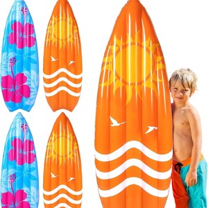 Flotador inflable para surf, 92 cm x 33 cm, estilo hawaiano, flotador de PVC para piscina, para niños y adultos, juegos acuáticos - Product Image 4