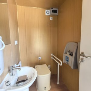 Toilettes préfabriquées de luxe modernes et abordables pour l'extérieur, kit de toilettes mobiles VIP pour la chambre de la mère et de l'enfant, toilettes portables à vendre - Product Image 5