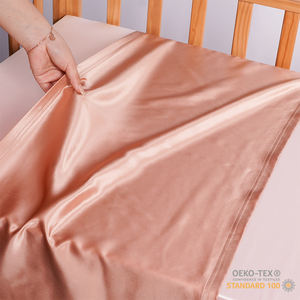 סדין משי 100% תות עץ לעריסה/עריסת תינוק, שרוולי משי לעריסת תינוק, סדין משי מתאים לעריסה, לסיטונאות - Product Image 4