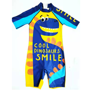 Maillot de bain une pièce Rashguard pour garçons, manches longues, Protection contre le soleil UV, fermeture éclair, vêtements de <span class=keywords><strong>Surf</strong></span>, image pour enfants, tendance - Product Image 4