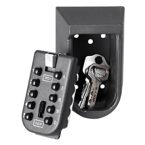 <span class=keywords><strong>Caja</strong></span> de Seguridad con botón de combinación para almacenamiento de <span class=keywords><strong>llaves</strong></span>, <span class=keywords><strong>caja</strong></span> de seguridad con código reiniciable para casa, <span class=keywords><strong>llaves</strong></span> de repuesto montadas en la pared al aire libre, 10 unidades - Product Image 4