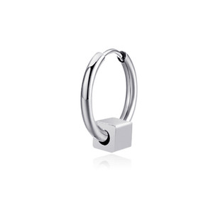 Clip Trên Bông Tai Bằng Thép Không Gỉ Bông Tai Đen Cho Nam Trang Sức Thời Trang Hip Hop - Product Image 5