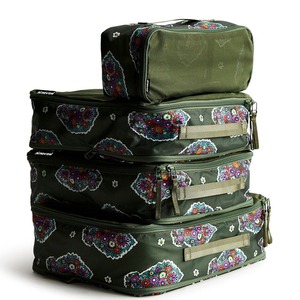 Tùy chỉnh dây kéo nén đóng gói <span class=keywords><strong>Cube</strong></span> Bộ <span class=keywords><strong>4</strong></span> Du Lịch tổ chức với túi vệ sinh cá nhân với Ripstop Polyester du lịch phụ kiện - Product Image 3