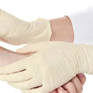 批发高品质一次性乳胶检查手套粉末乳胶粉免费手套供应商在中国