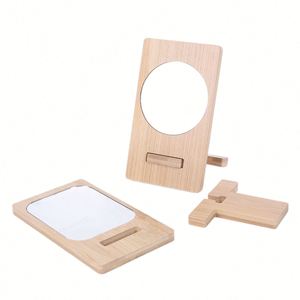 Soporte de Madera para Teléfono, para Escritorio, con Orificio de Carga, Regalo Promocional - Product Image 4