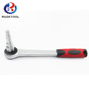 2 buah 42 Cr-Mo 1/2 inci persegi Drive 5 langkah kunci pas Universal katup sambungan Radiator Spuds Pagoda langkah Ratchet kunci pas - Product Image 1