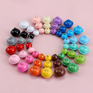 22mm Lonceng Natal Warna-warni Manik-manik Lonceng Jingle Hiasan Pohon Natal Pesta Liontin Kerajinan DIY Aksesoris Buatan Tangan - Product Image 5