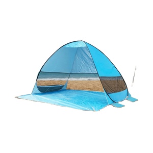 Carpa de Playa Camuflada Pop-Up de Verano, Una Habitación, con Capacidad para 2-3 Personas, UPF 50+, 190T, 1000-1500 mm, Impermeable, con Revestimiento Plateado - Product Image 3