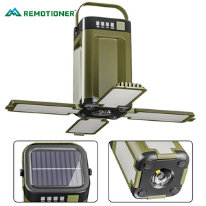 Foldable <strong>Camping</strong> <strong>Light</strong> Power Bank <strong>Rechargeable</strong> Lantern Waterproof Portable Flashlight LED Tent <strong>Light</strong> for <strong>Camping</strong> Hiking - Product Image 1