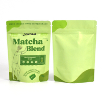 Op Maat Gemaakte Merk Logo Dadelpalm Matcha Poeder Gedroogd Fruit Pinda Thee Koffie Opstaan Top Doypack Geur-Proof Rits Mylar Tas