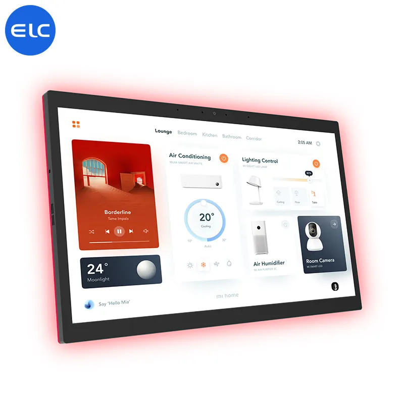 Ev otomasyon kontrol çözümleri 15.6 inç POE röle dokunmatik ekran Android sistemi Tablet