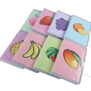 Bloc de notas con patrón de fruta y sandía para estudiantes, cuaderno de felpa A5 multifunción, novedad - Product Image 1