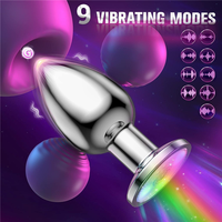 Gelance Female App Aufladen 10 Frequenz Fernbedienung Vibration Anal Plug s Spot Masturbation Sexspielzeug